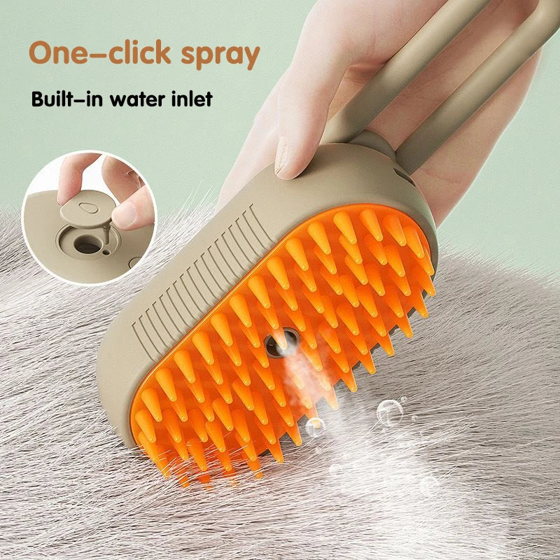 3-in-1 Self Cleaning Pet Grooming Brush for Dogs & Cats