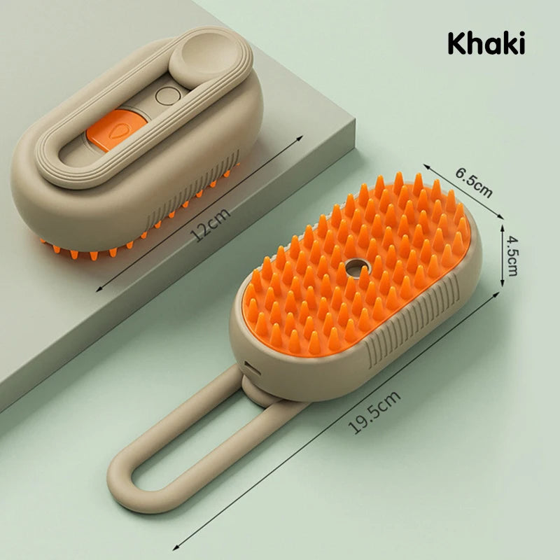 3-in-1 Self Cleaning Pet Grooming Brush for Dogs & Cats