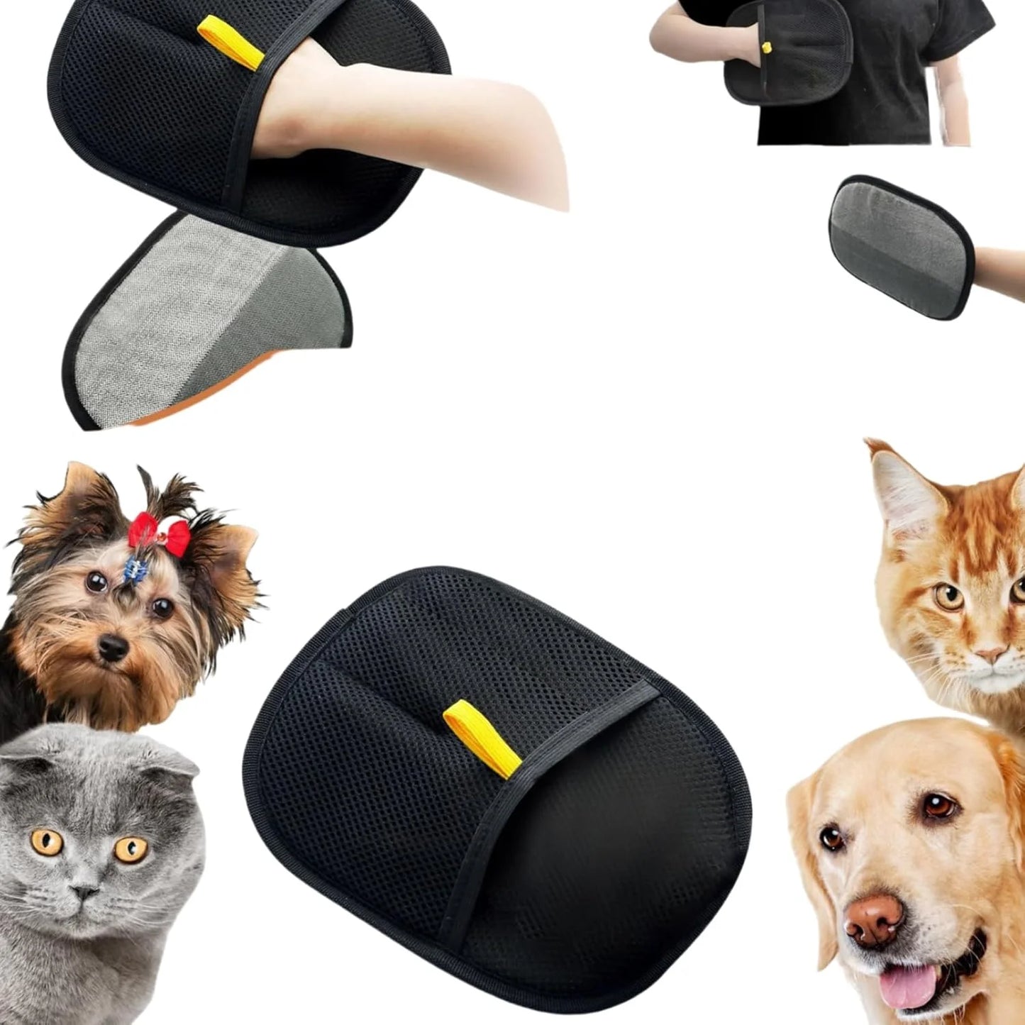 Pet Grooming Glove – Easy Fur Remover for Dogs & Cats